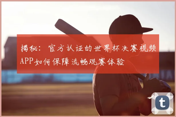 揭秘：官方认证的世界杯决赛视频APP如何保障流畅观赛体验