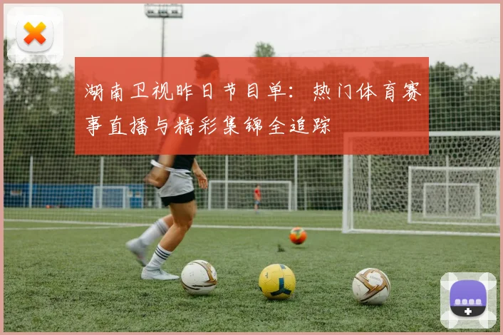 湖南卫视昨日节目单：热门体育赛事直播与精彩集锦全追踪